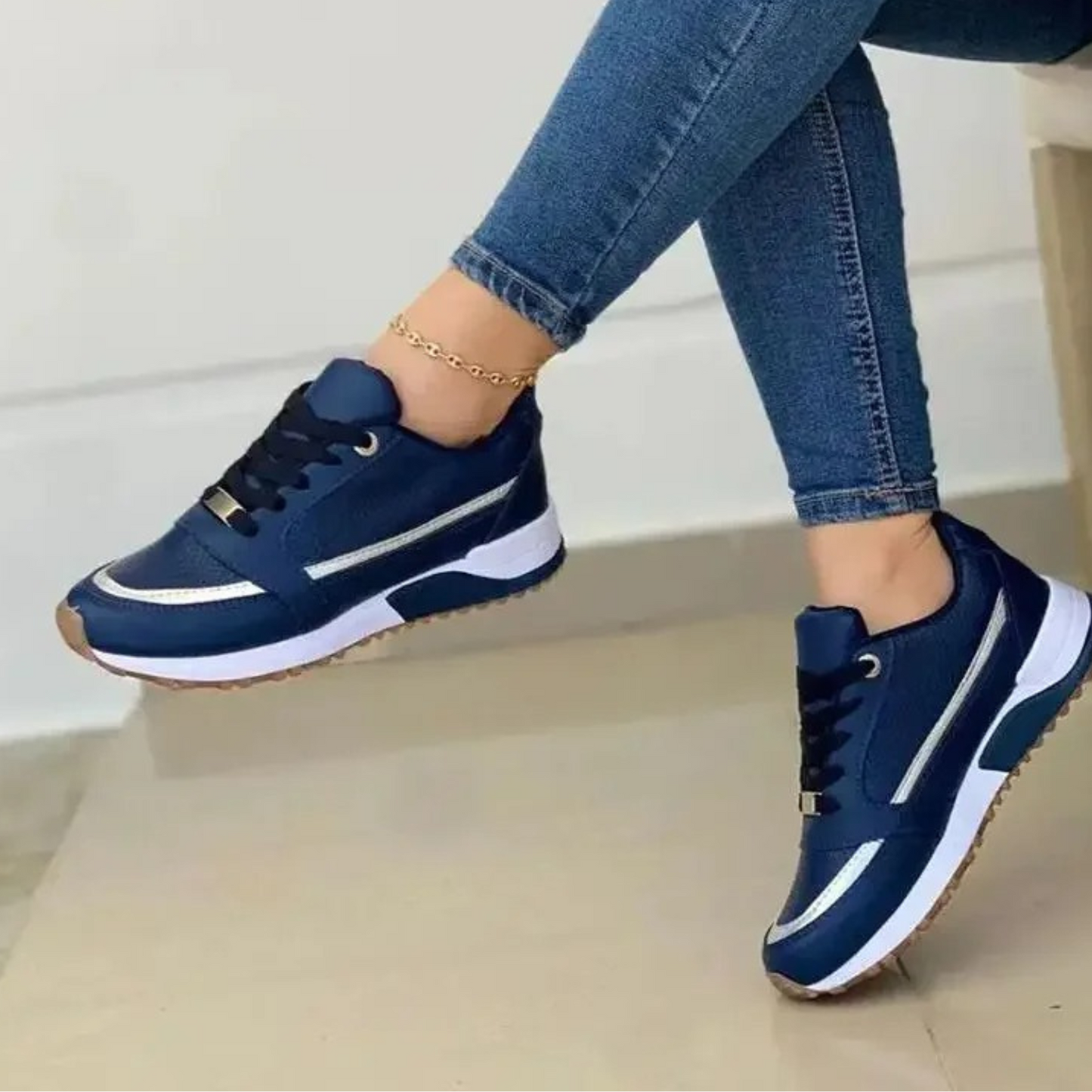 Yvonna Shoes | Women’s Lightweight Supportive Lace-Up Shoes with Soft Sole