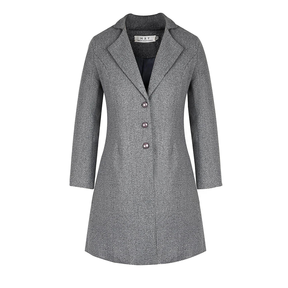 Freeda Coat | Elegant Buttoned Trench Coat