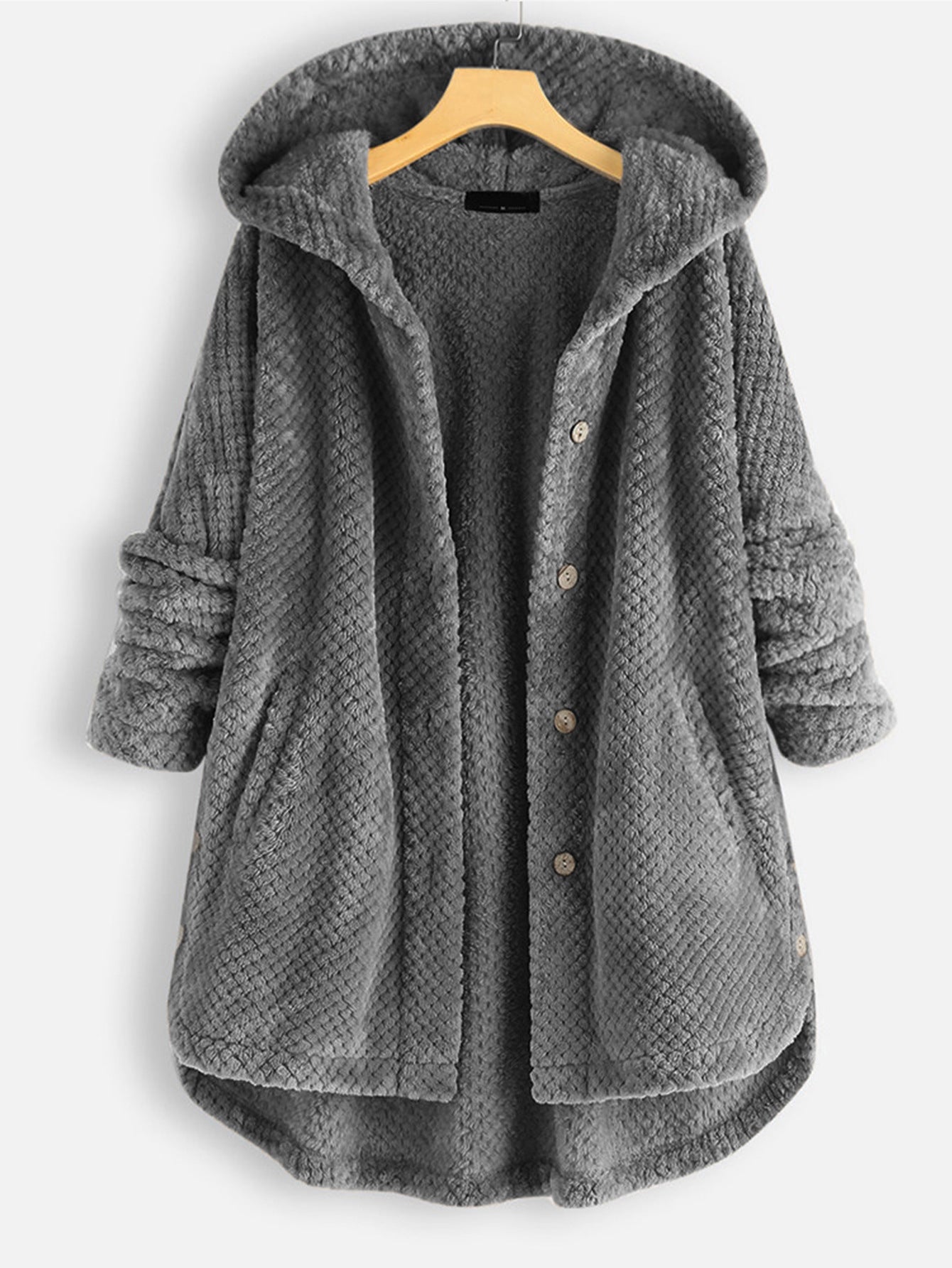 Gwen Jacket | Reversible Fleece Hooded Jacket