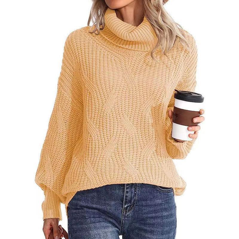 Philly Jumper | Women's Winter Cable Knit Turtleneck Jumper