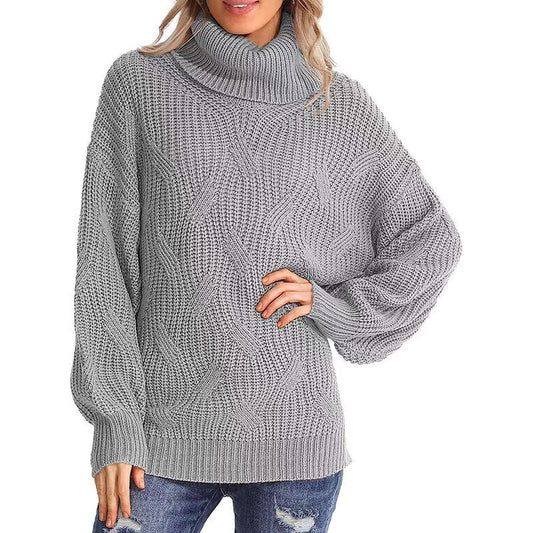 Philly Jumper | Women's Winter Cable Knit Turtleneck Jumper