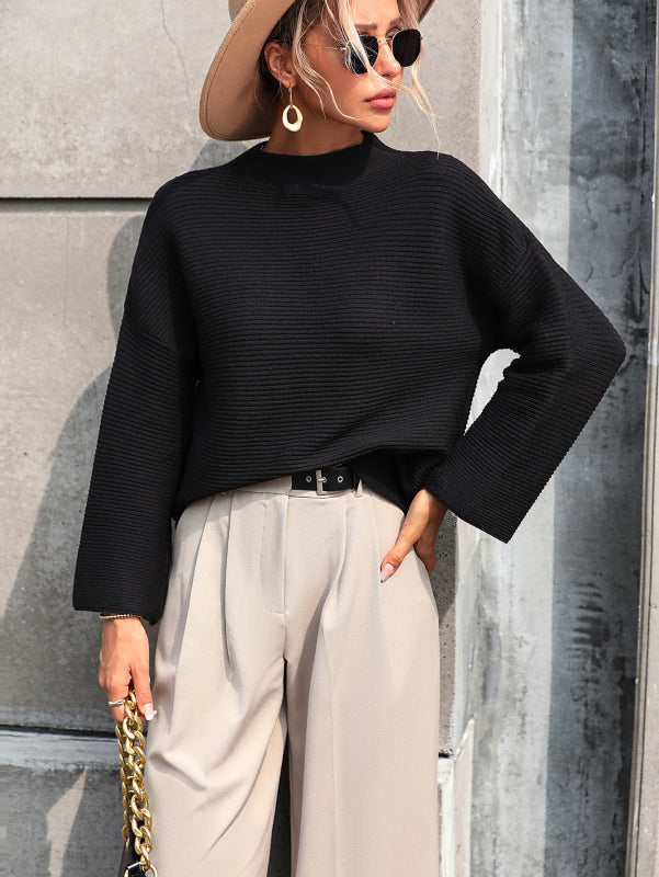 Petronella Jumper | Women's Autumn Loose Fit Long Sleeve Knitted Jumper