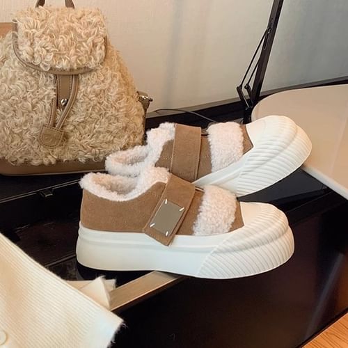 Hattie Platform Sneakers with Adhesive Straps | Stylish & Easy Fit