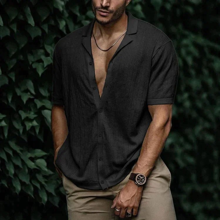 Valensio Linen Shirt | Classic Button-Down Summer Shirt for Men