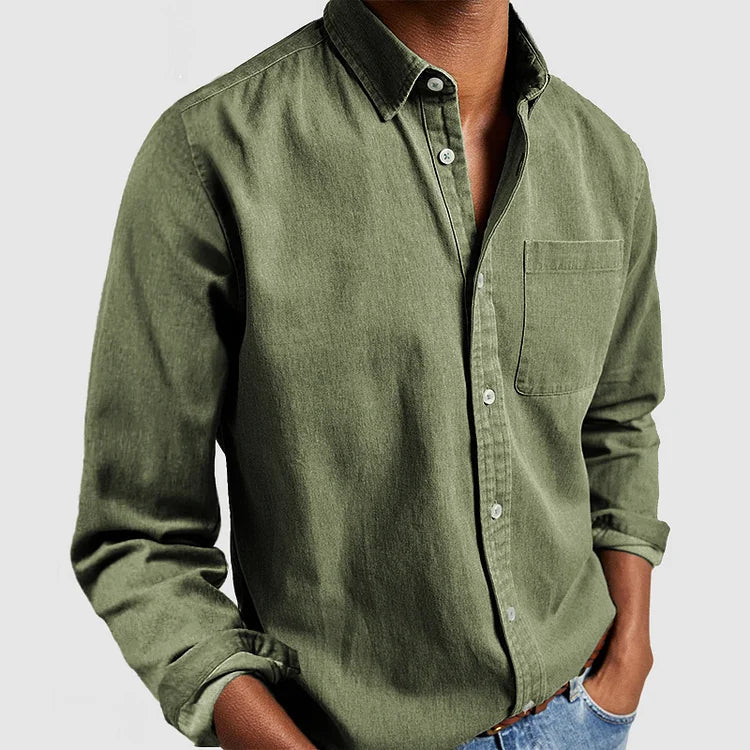 Frederick Casual Shirt for Men | Duke Long-Sleeve Button-Up