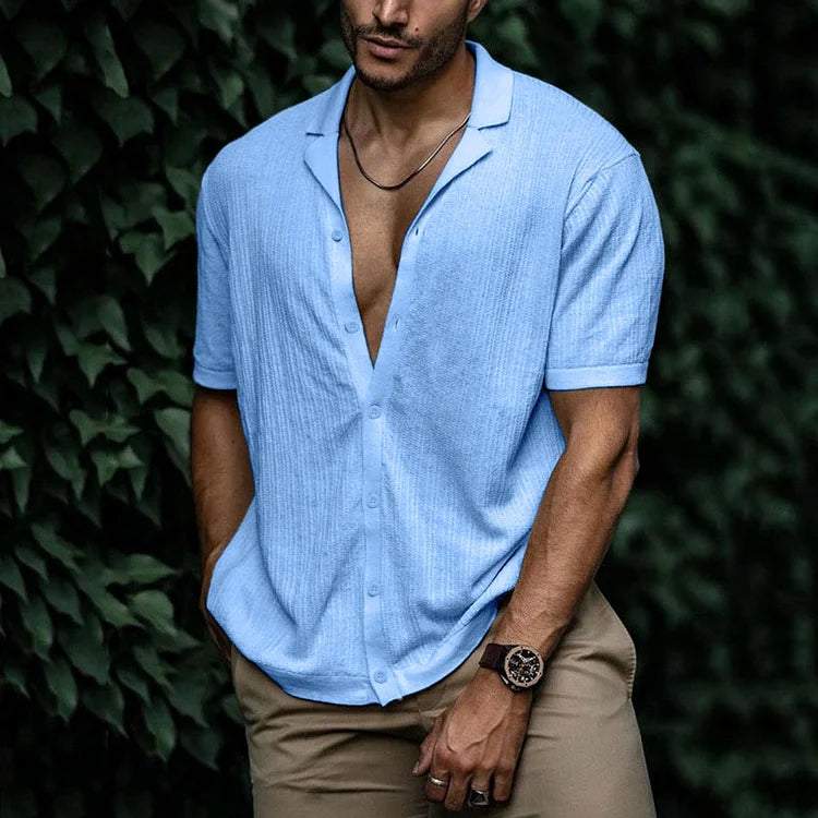 Valensio Linen Shirt | Classic Button-Down Summer Shirt for Men