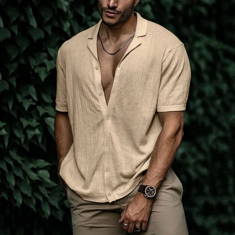 Valensio Linen Shirt | Classic Button-Down Summer Shirt for Men