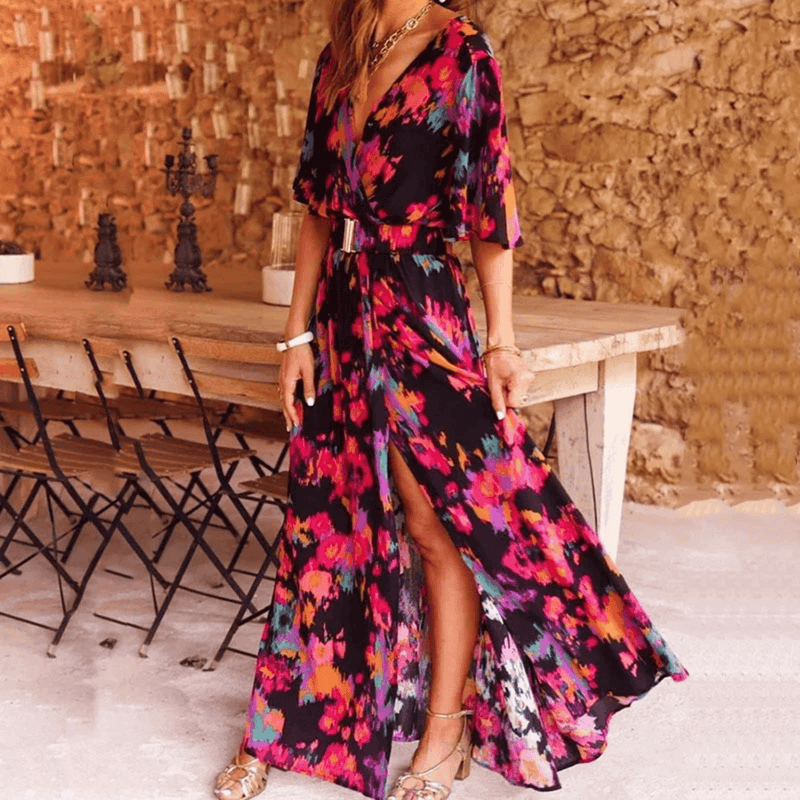 Whitney  Dress | Flowy Midi Dress for Women