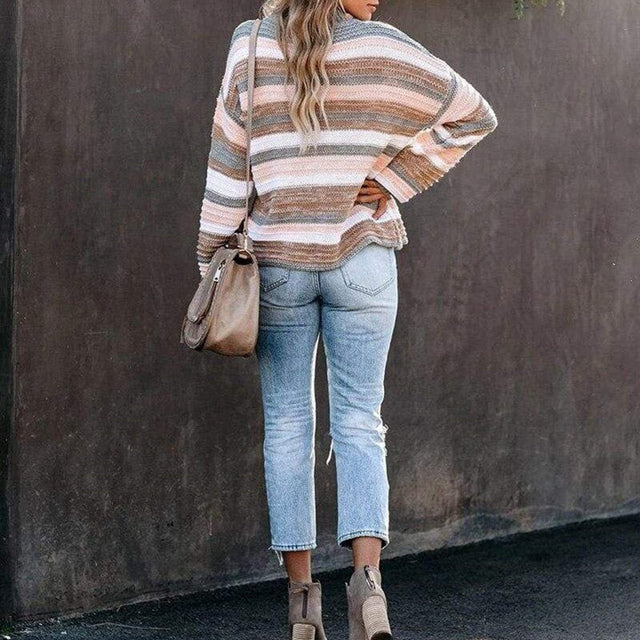 Naria Jumper | Women's Winter Striped Knitted Jumper