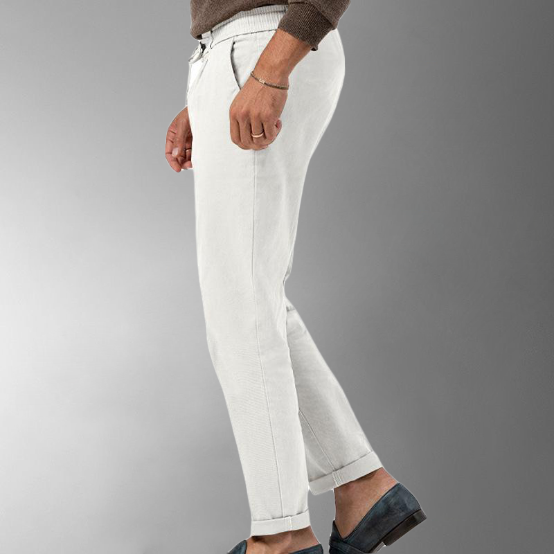 Grover Trousers | Men's Lightweight Linen Comfort Pants