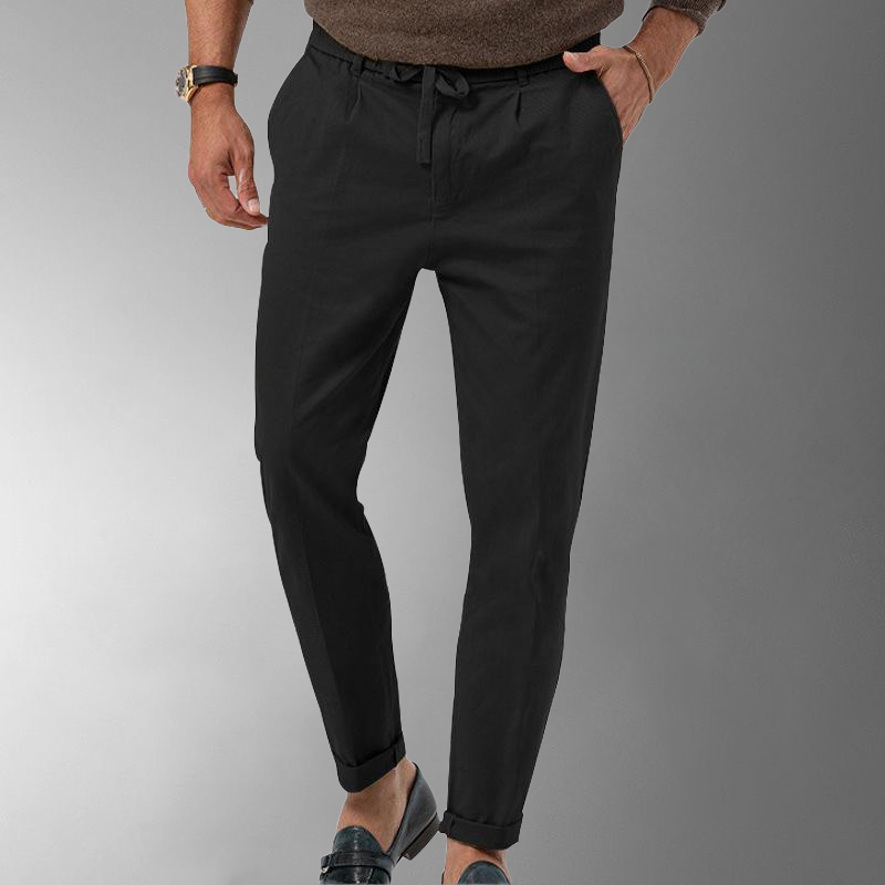 Grover Trousers | Men's Lightweight Linen Comfort Pants