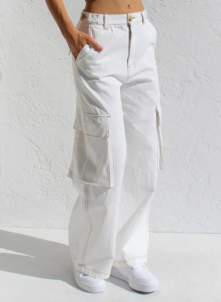 Karen Pants | Women's Baggy Cargo Pants with Multiple Pockets