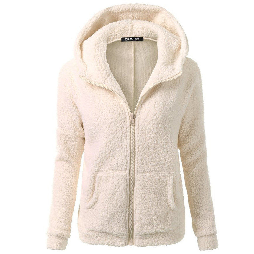 Giuliana  Fleece Hoodie | Cozy Zip-Up Warmth