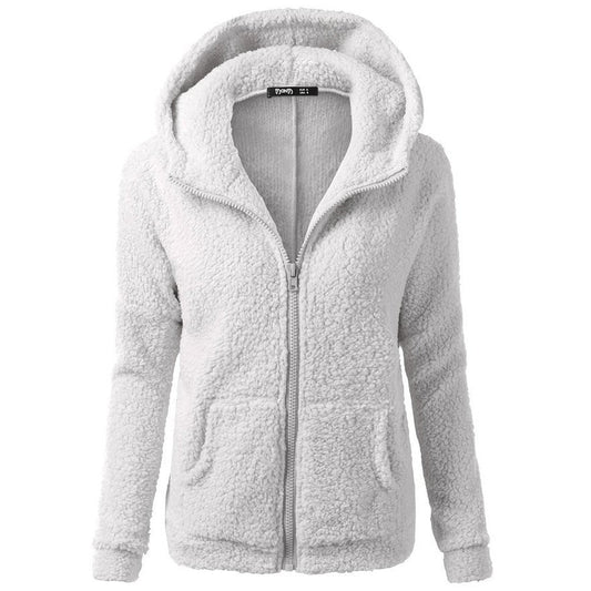 Giuliana  Fleece Hoodie | Cozy Zip-Up Warmth