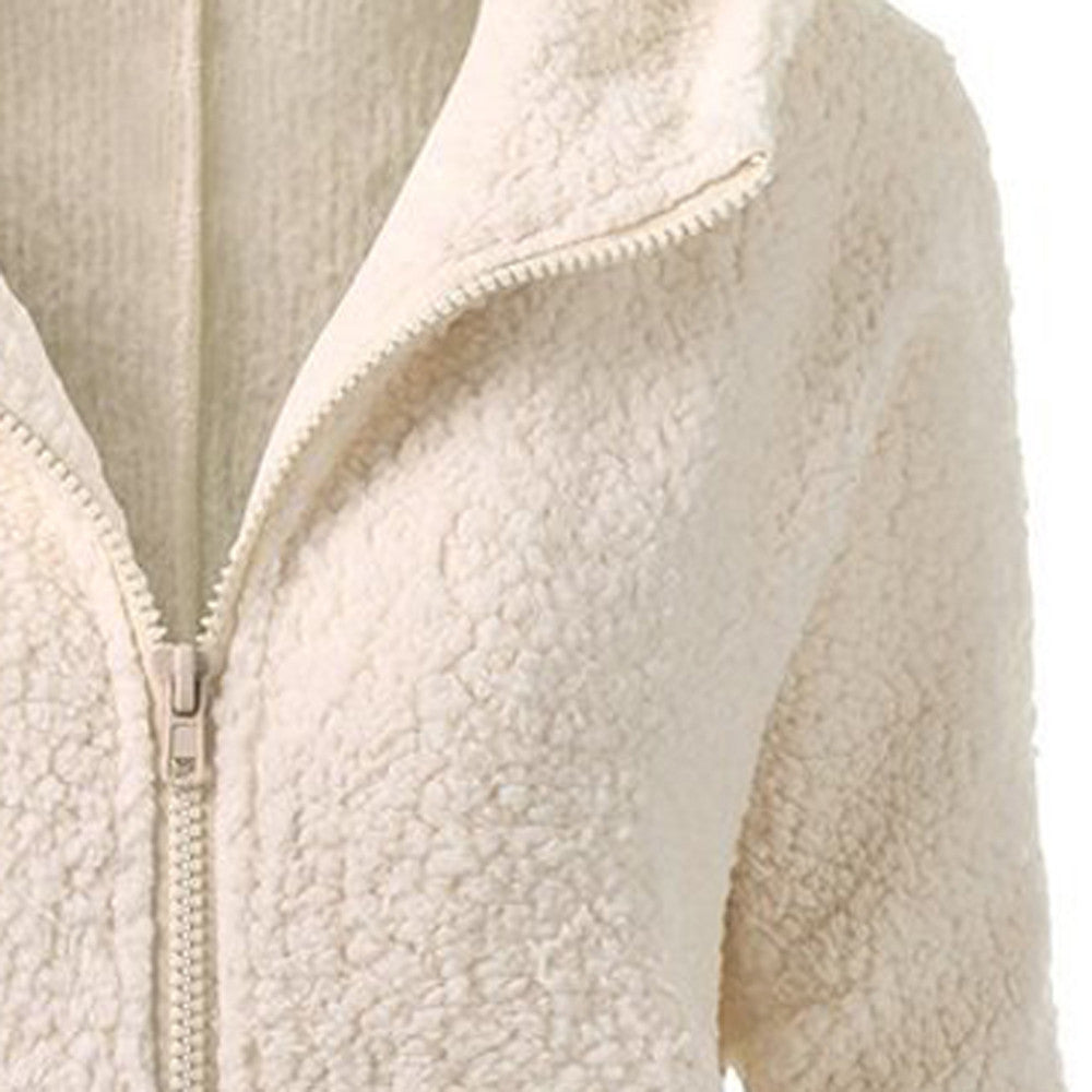 Giuliana  Fleece Hoodie | Cozy Zip-Up Warmth