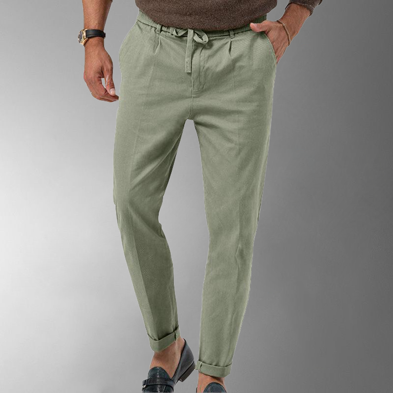 Grover Trousers | Men's Lightweight Linen Comfort Pants