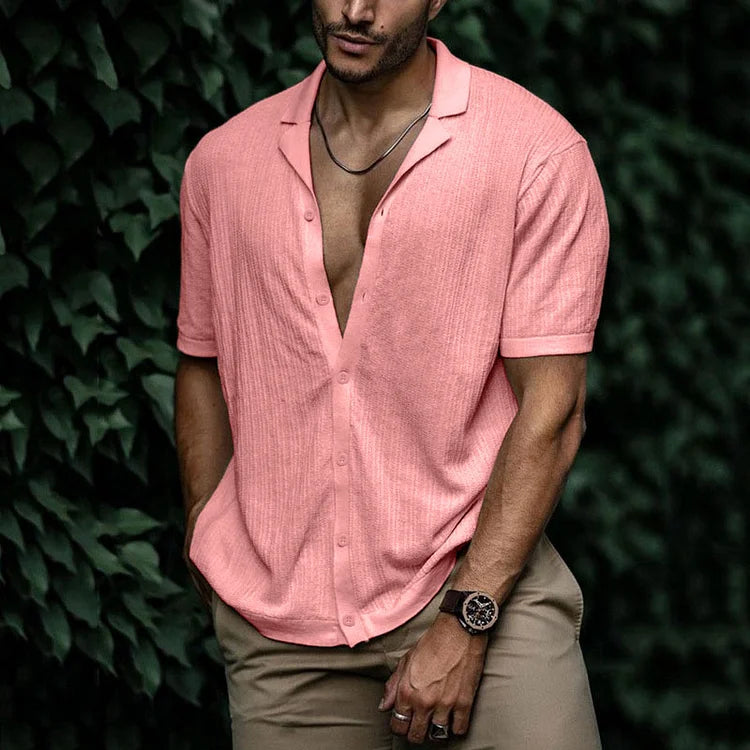 Valensio Linen Shirt | Classic Button-Down Summer Shirt for Men
