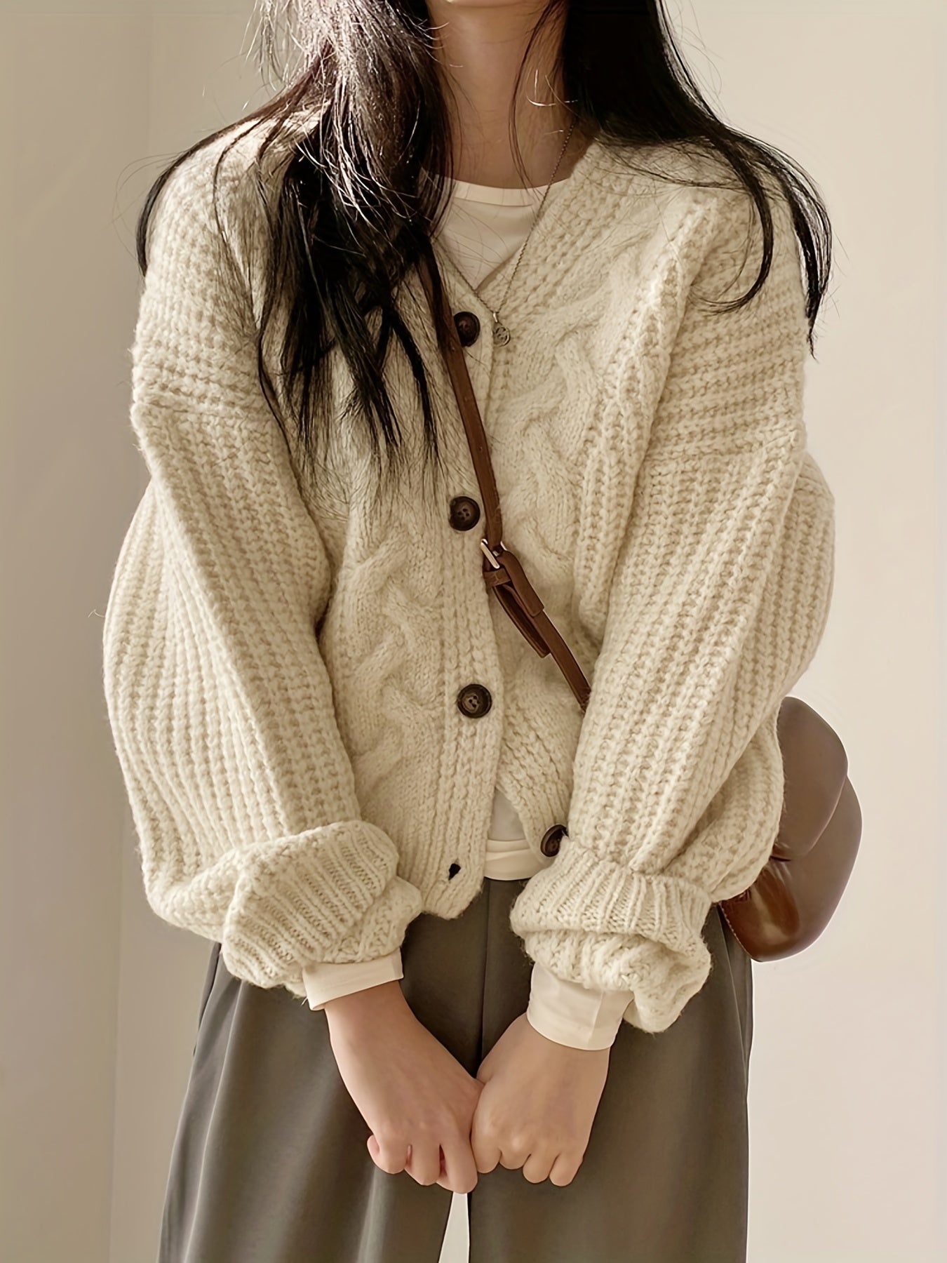 Helena Cardigan | Vintage-Inspired Chunky Knit Sweater