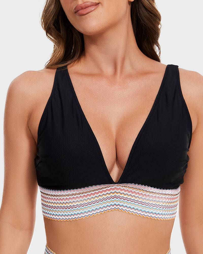 Bianca Bikini Set | Woven Waistband Two-Piece Swimsuit for Women
