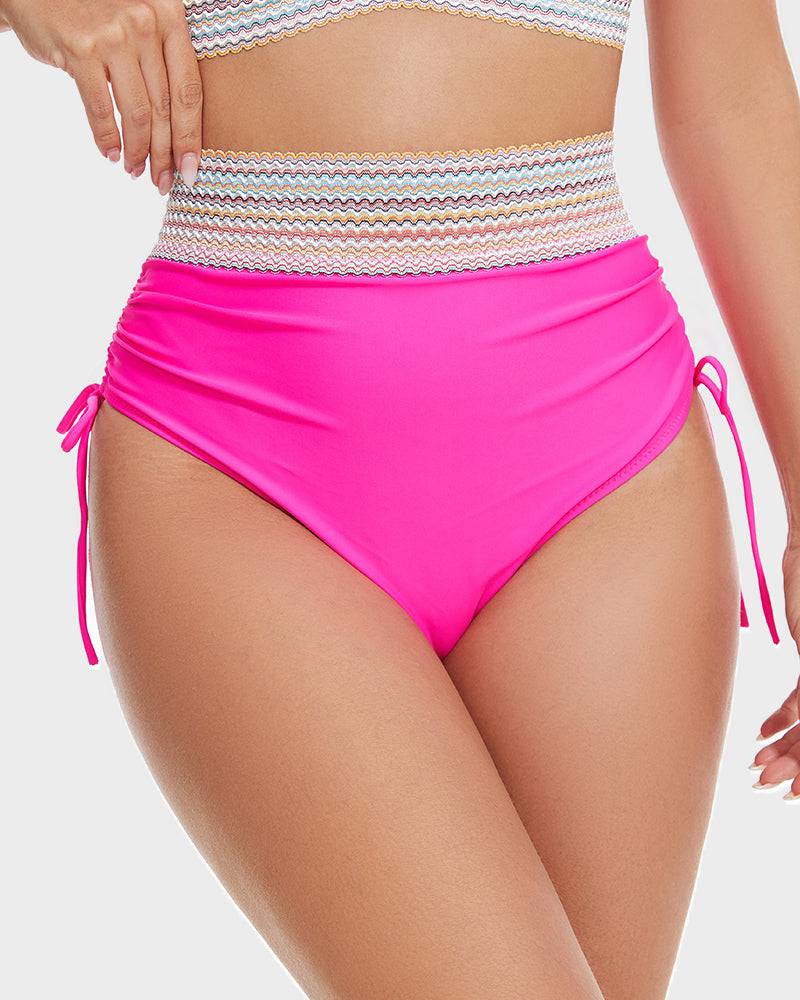 Bianca Bikini Set | Woven Waistband Two-Piece Swimsuit for Women