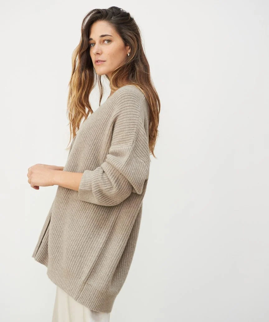 Fawne Cardigan | Cozy Cashmere Button-Up Cardigan