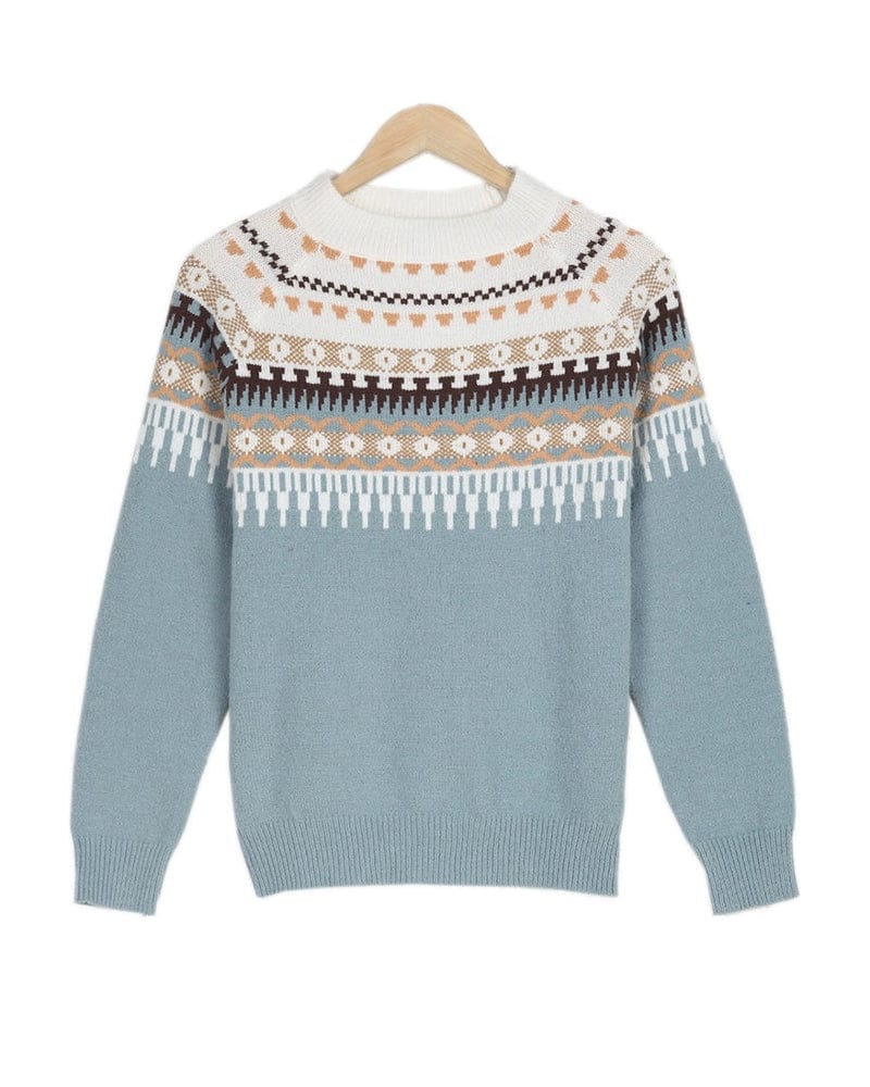 Kelly Sweater | Fair Isle Knit Winter Classic