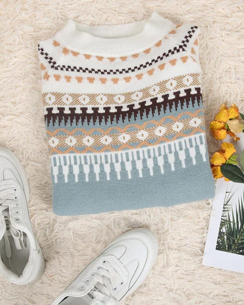 Kelly Sweater | Fair Isle Knit Winter Classic