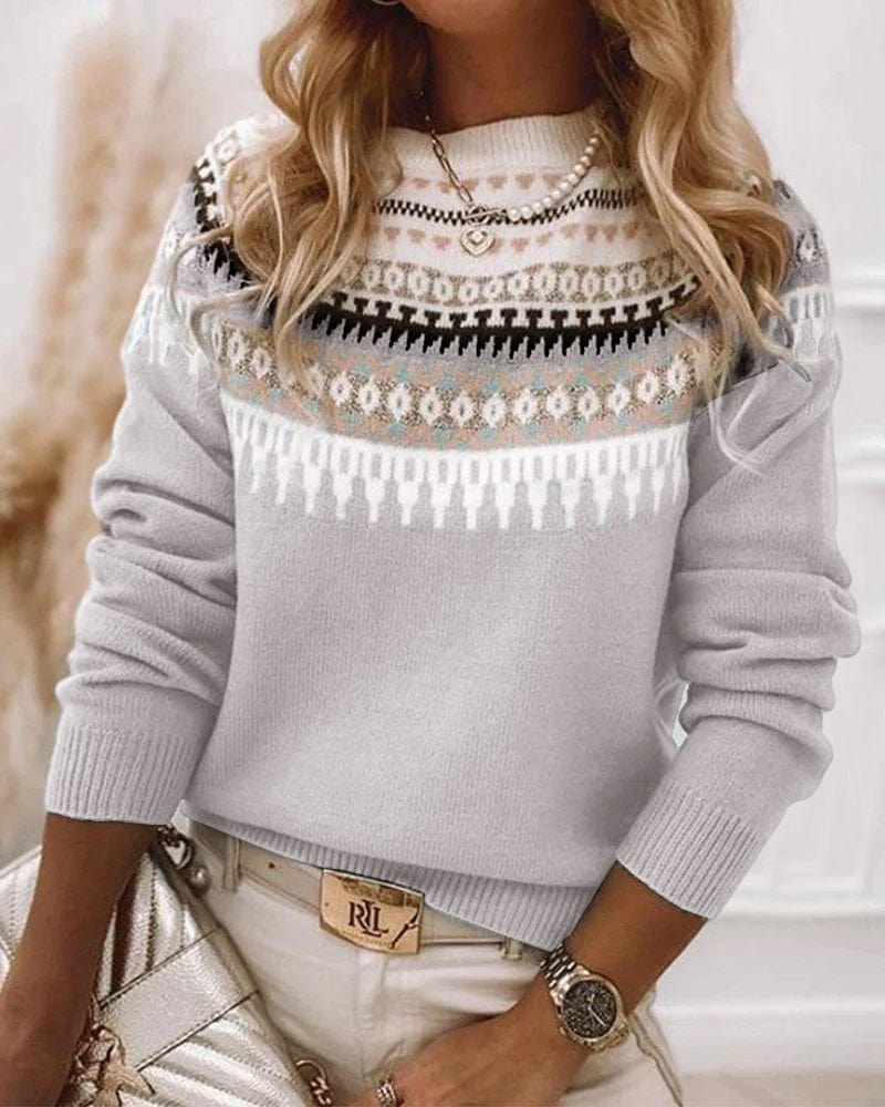 Kelly Sweater | Fair Isle Knit Winter Classic