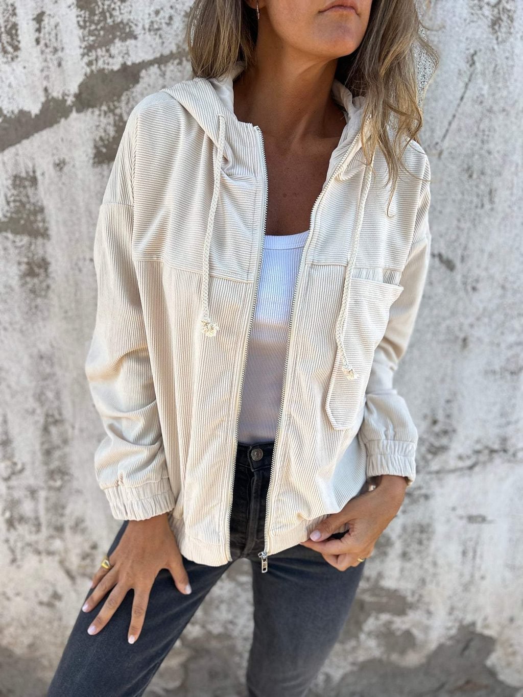 Rosalie Jacket | Women’s Autumn Urban Ease Zip-Up Jacket