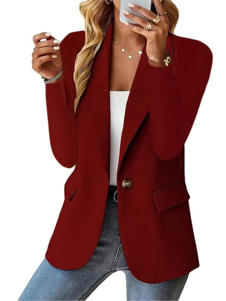 Hyacinth Blazer | Structured Double-Breasted Blazer