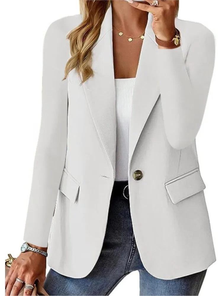 Hyacinth Blazer | Structured Double-Breasted Blazer