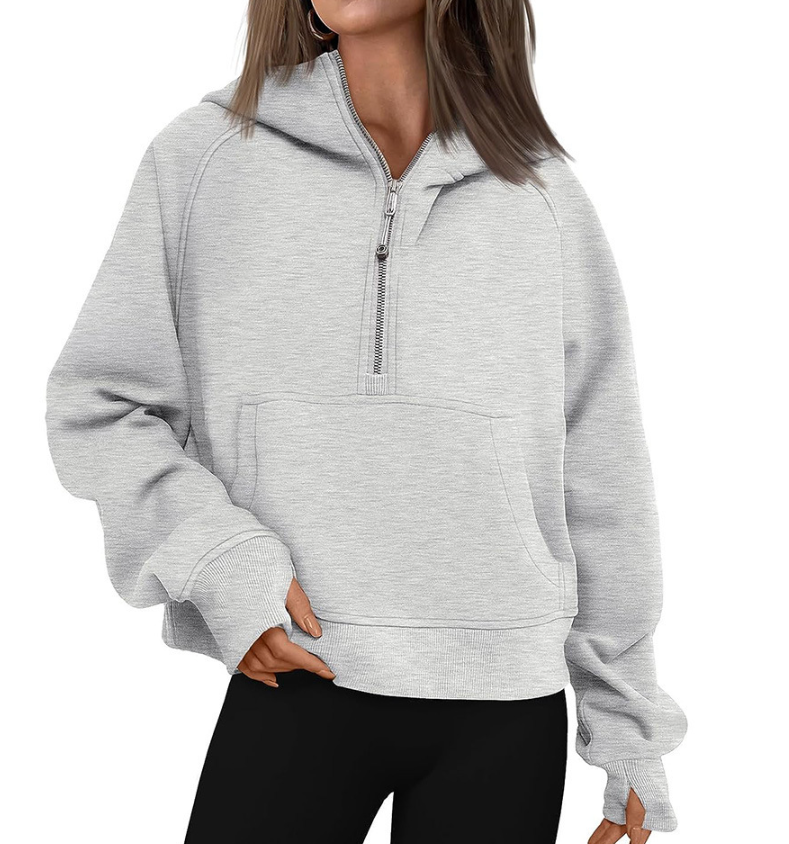 Sadie Hoodie | Women’s Autumn Lightweight Half-Zip Hoodie