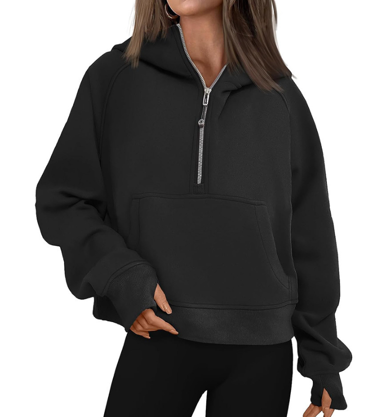 Sadie Hoodie | Women’s Autumn Lightweight Half-Zip Hoodie