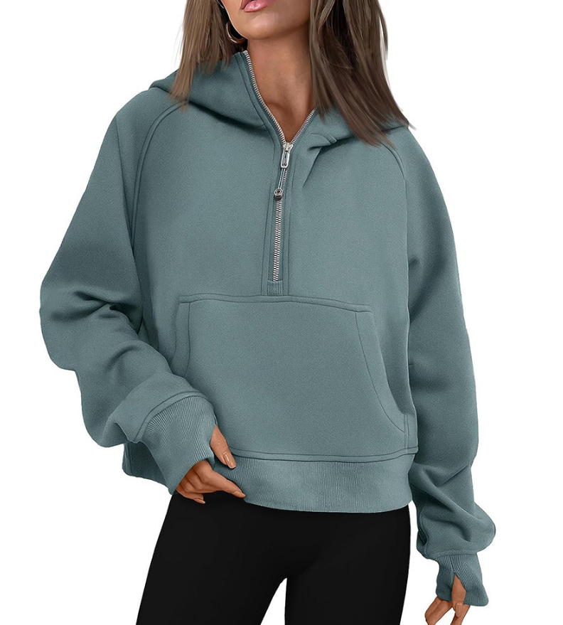 Sadie Hoodie | Women’s Autumn Lightweight Half-Zip Hoodie