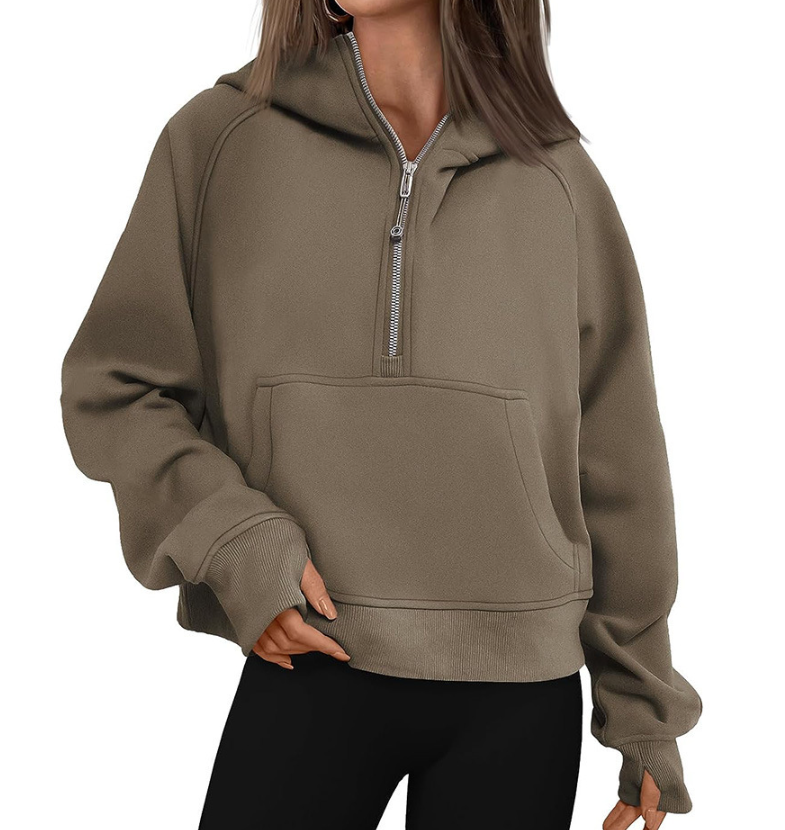 Sadie Hoodie | Women’s Autumn Lightweight Half-Zip Hoodie