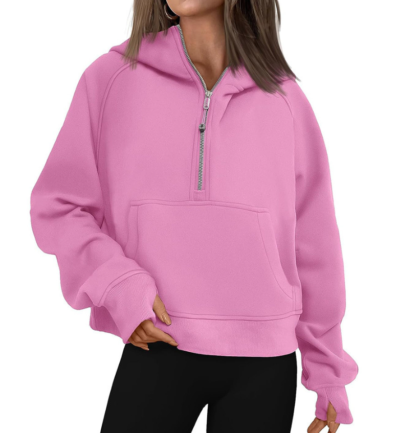Sadie Hoodie | Women’s Autumn Lightweight Half-Zip Hoodie