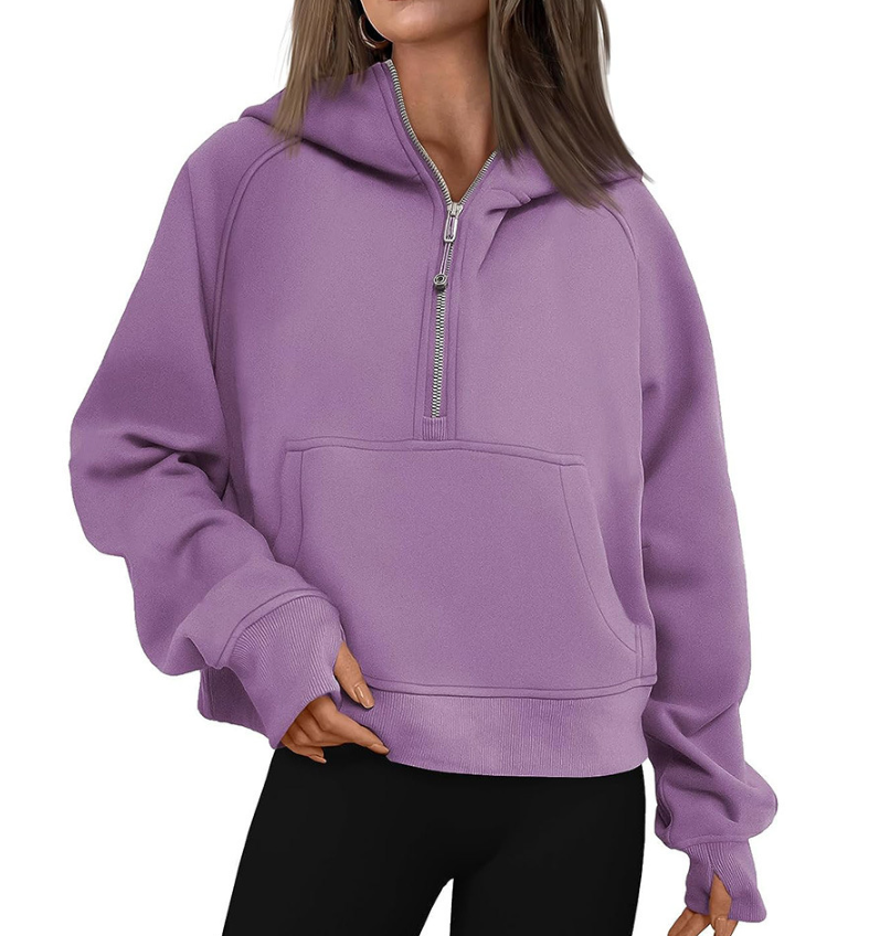 Sadie Hoodie | Women’s Autumn Lightweight Half-Zip Hoodie