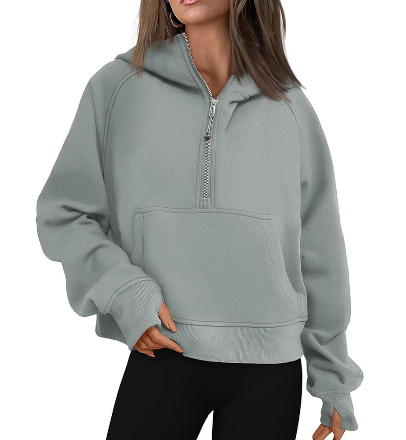 Sadie Hoodie | Women’s Autumn Lightweight Half-Zip Hoodie