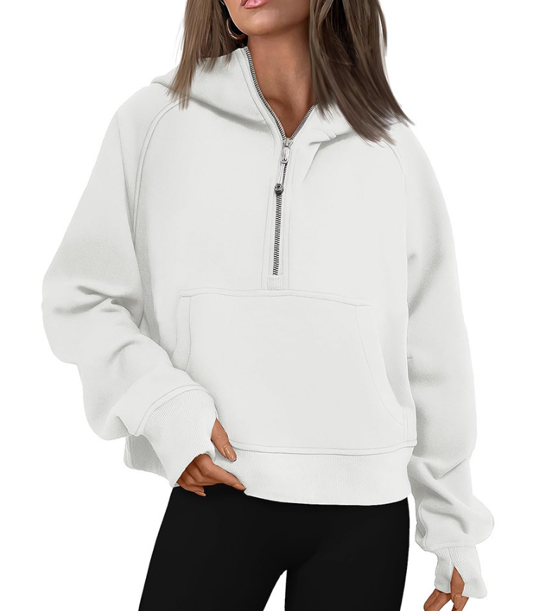 Sadie Hoodie | Women’s Autumn Lightweight Half-Zip Hoodie