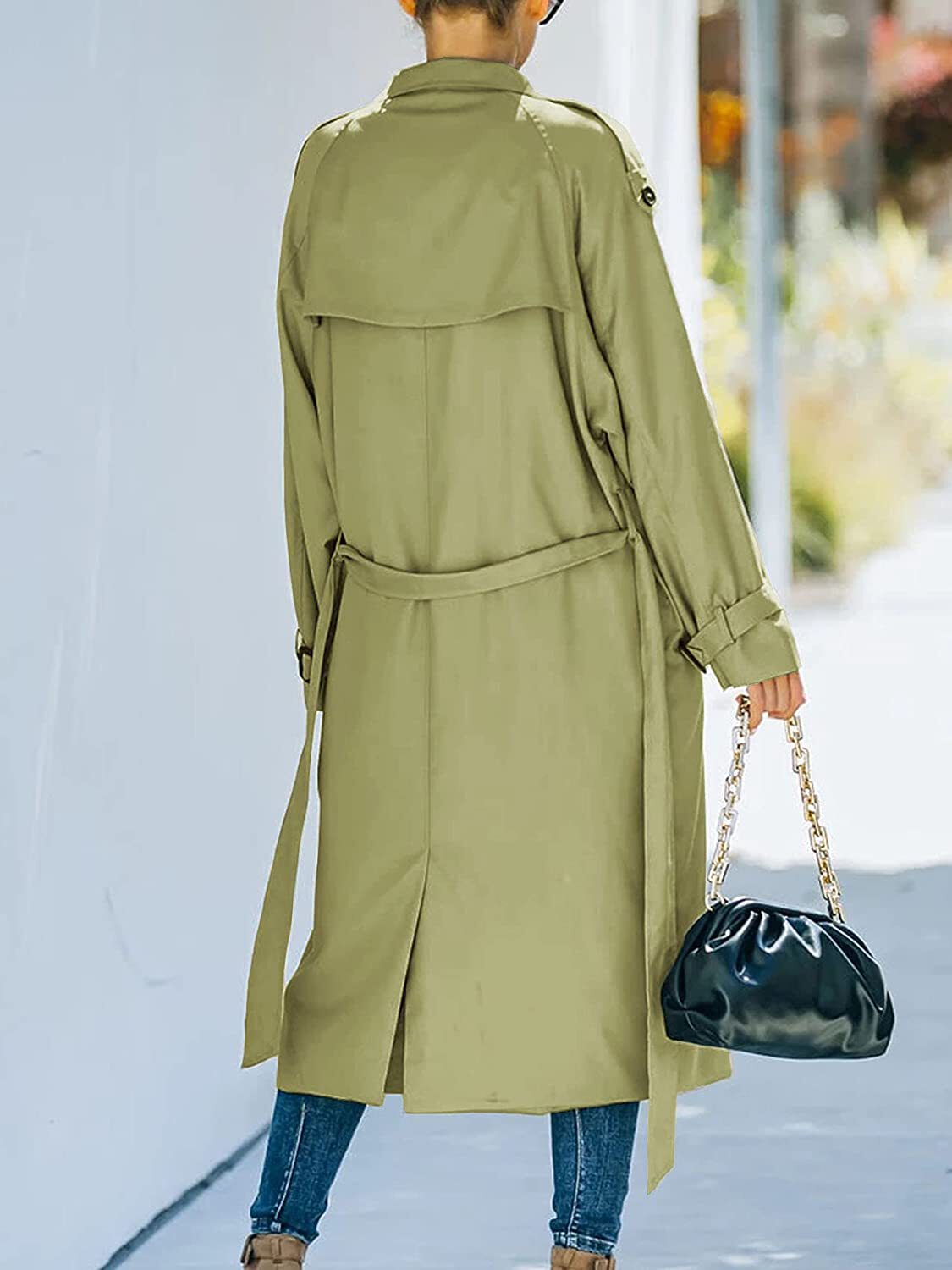 Ivy Coat | Women's Belted Long Trench Coat