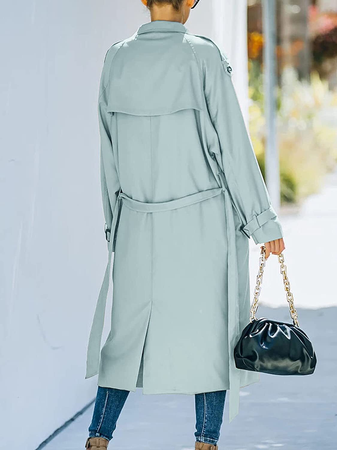 Ivy Coat | Women's Belted Long Trench Coat