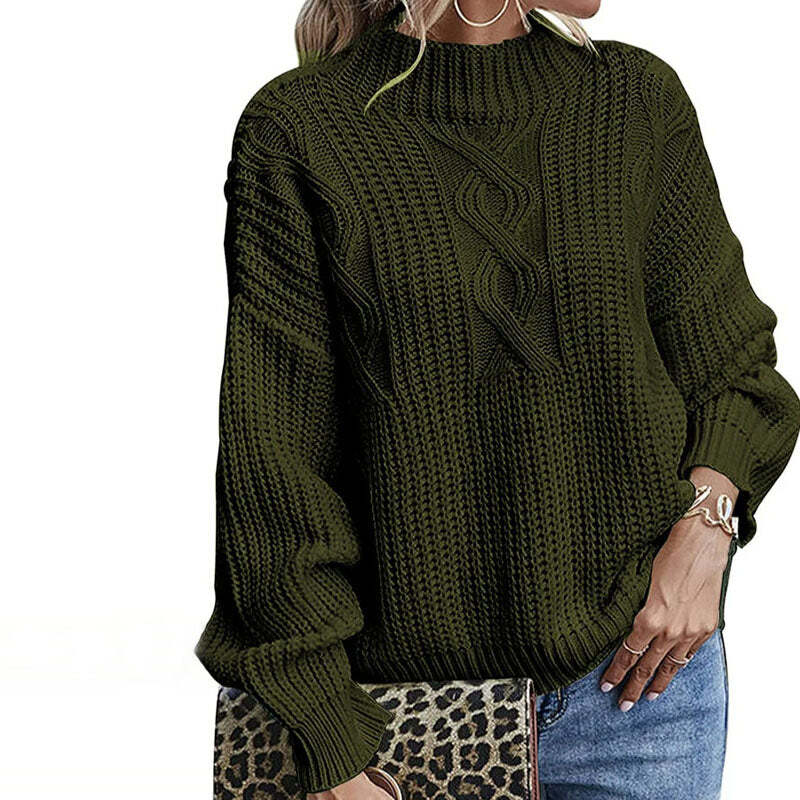 Hazel Sweater | Chunky Knit Turtleneck Sweater