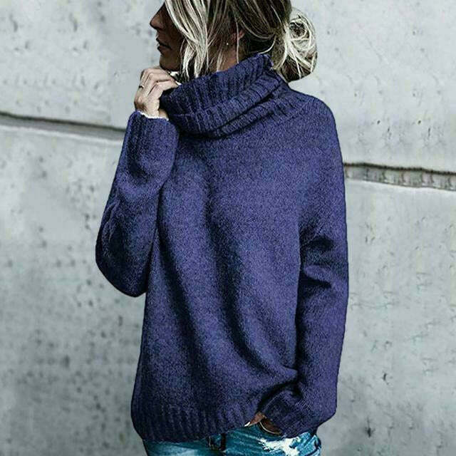 Raniyah Jumper | Women's Autumn Oversized Knitted Turtleneck Jumper
