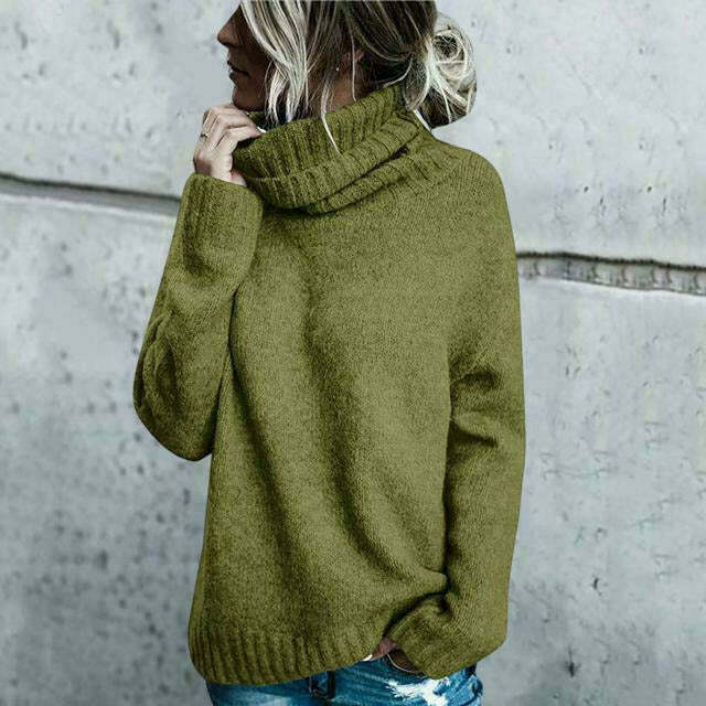 Raniyah Jumper | Women's Autumn Oversized Knitted Turtleneck Jumper