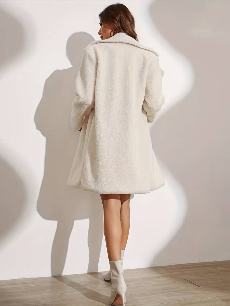 Isabella Coat | Women's Teddy Faux Fur Coat