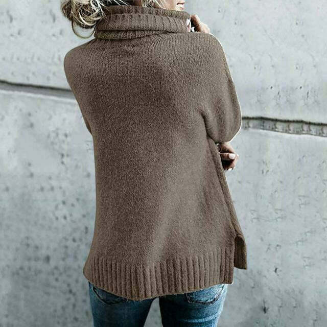 Raniyah Jumper | Women's Autumn Oversized Knitted Turtleneck Jumper