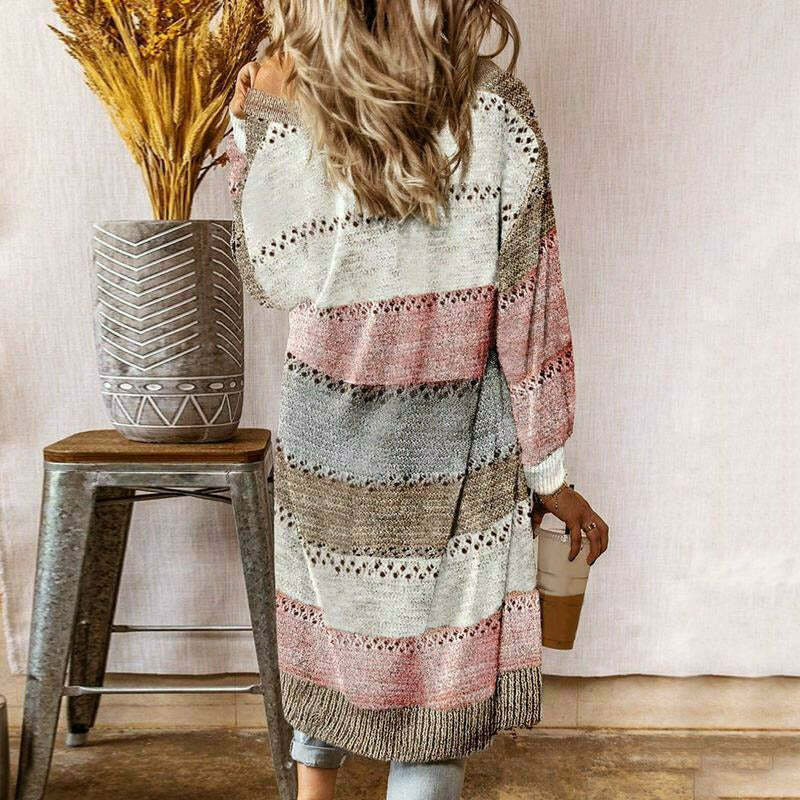 Hannah Cardigan | Cozy Long Knitted Cardigan