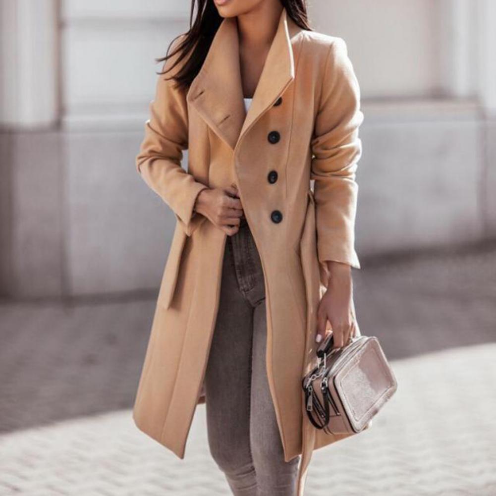 Rayah Trench Coat | Women's Autumn Classic Double-Breasted Trench Coat
