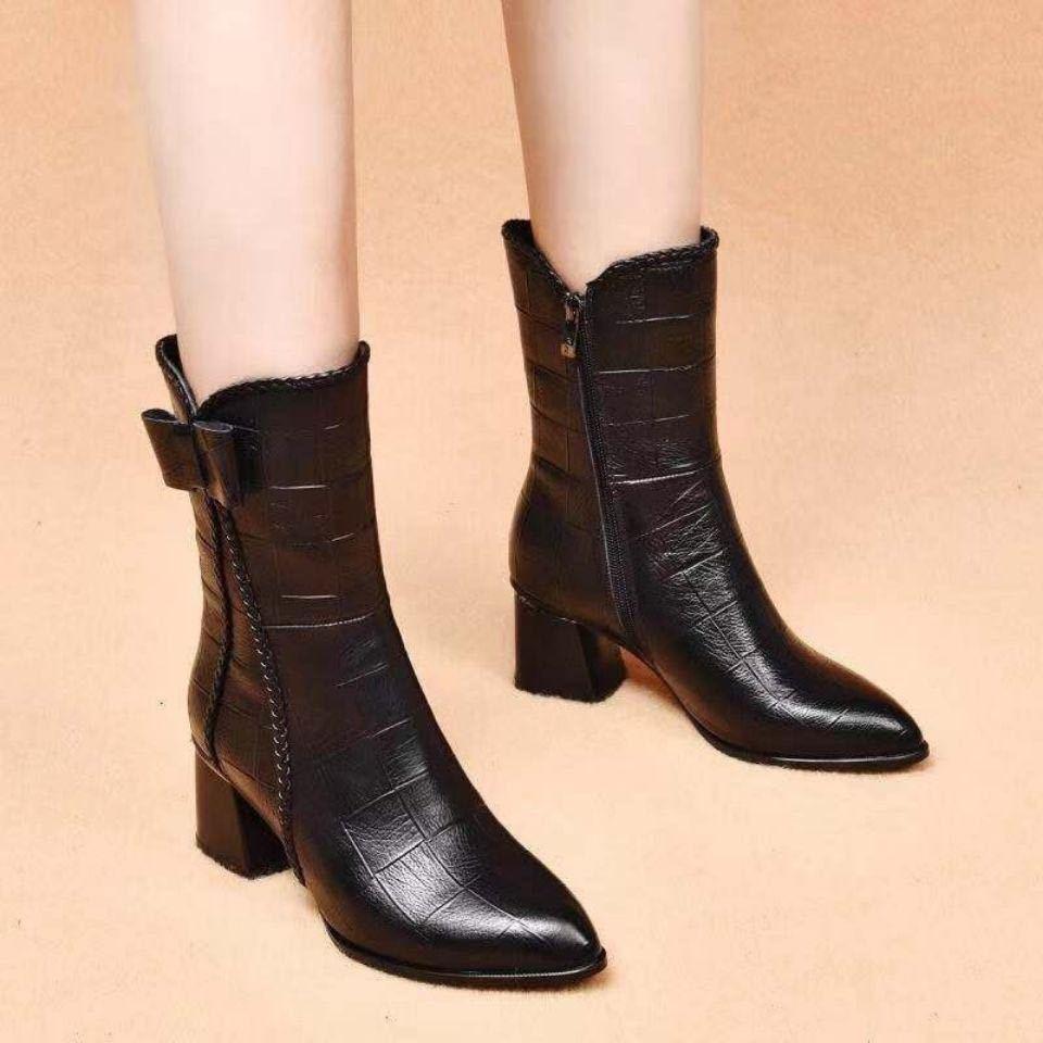 Harriet Leather Mid-Calf Boots | Comfortable, Stylish & Durable