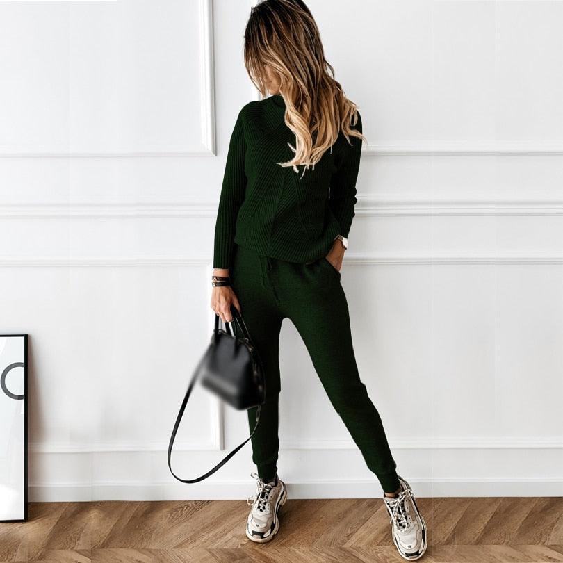 Gaia Loungewear Set | Casual Drawstring House Suit for Women